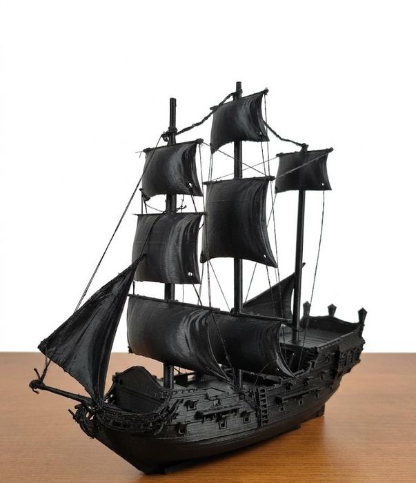 Navio Pirata Inspirado na Pérola Negra – Modelo para Exibição