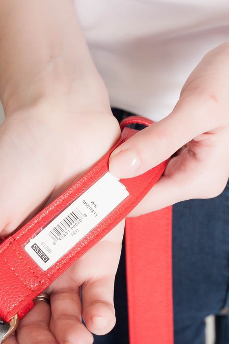 GUESS ОРИГІНАЛ. Міні сумка сумочка поясна бананка червона красная