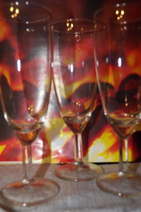 Бокали для шампанського ! нові 6 шт!