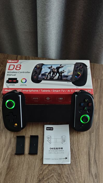 Продам бездротовий геймпад BSP D8 Black для iOS, Android смартфонів.