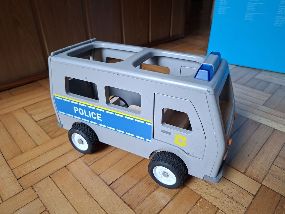 Playtive Junior Drewniany Radiowóz Policyjny Auto Policja