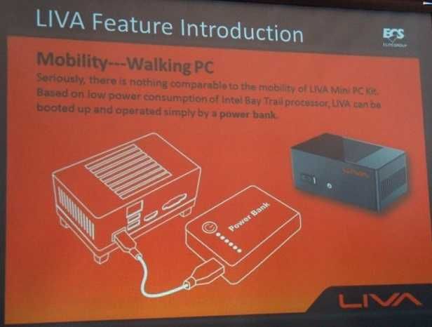 Мини компьютер неттоп ECS BAT-Mini 64G