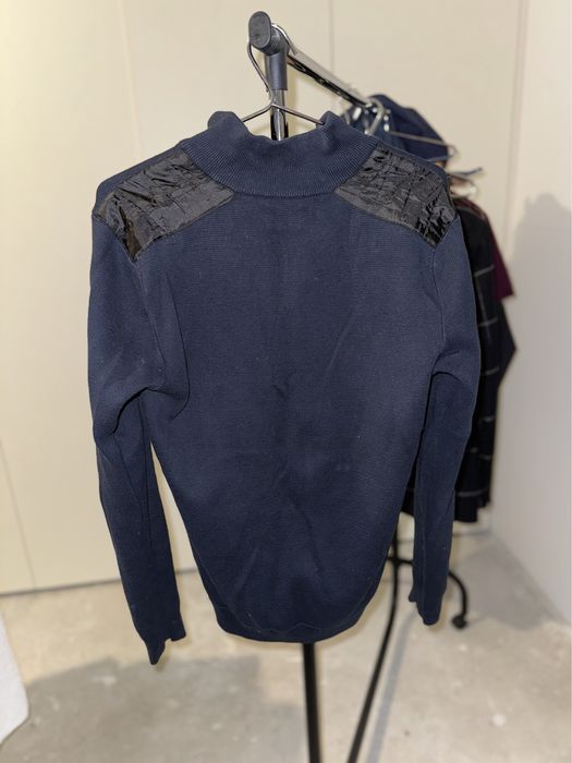 Sweter z suwakiem granatowy M WE