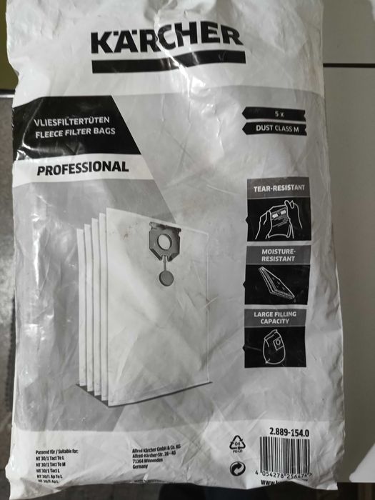 Продам фильтр-мешок флисовый для пылесоса Karcher NT 30/1