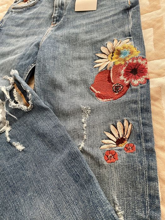 Джинси Zara вишиті