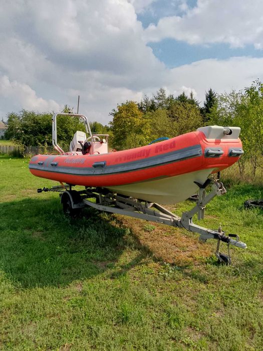 Ponton Rib Morski "C" 481 + silnik Johnson 70 kM + przyczepa OKAZJA CE