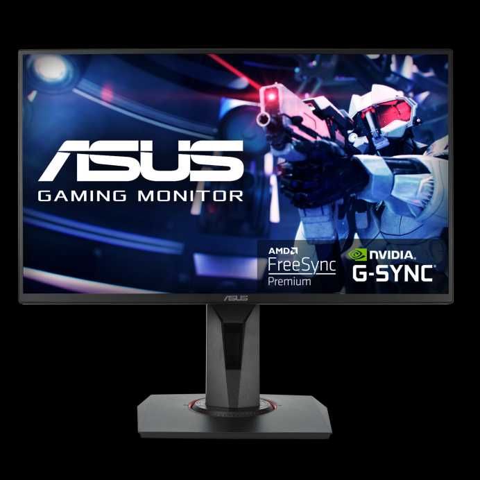 ASUS VG258QR Monitor Gaming - 25 polegadas, Full HD, 0.5ms*, 165Hz, G-SYNC Compatible, FreeSync Premium