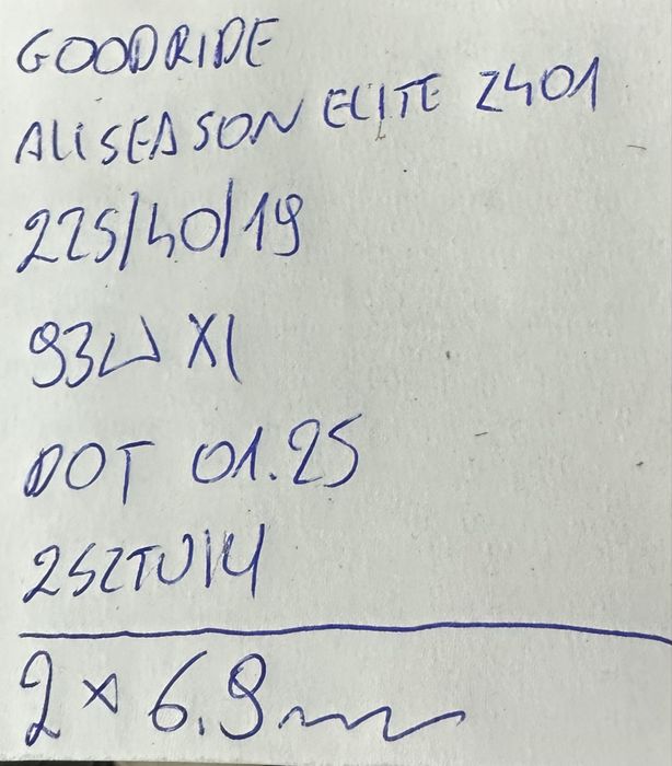 2X GoodRide All Season Elite Z401 225/40 R19
