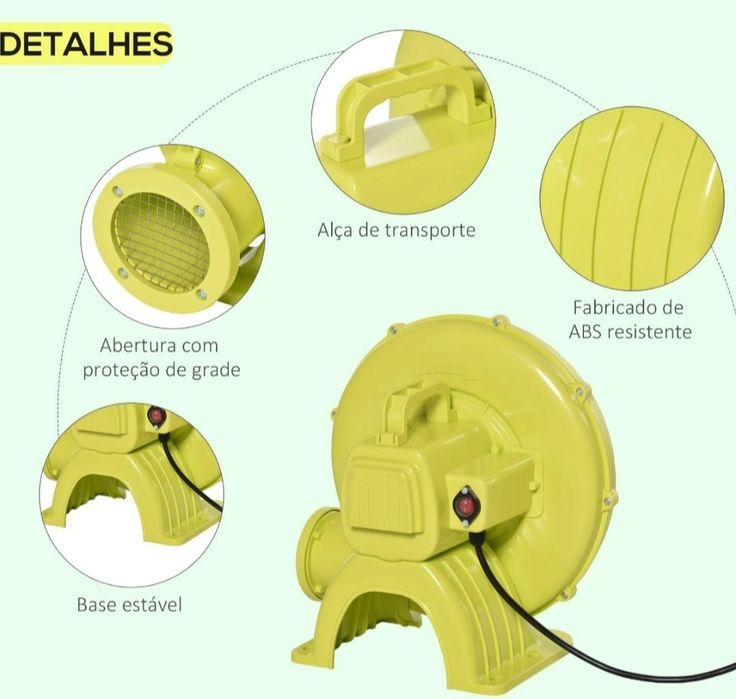 ! ! ! 4 unidades ! ! ! Novos ! ! ! Insuflador Elétrico de 450W