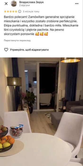 Sprzątanie po wynajmie