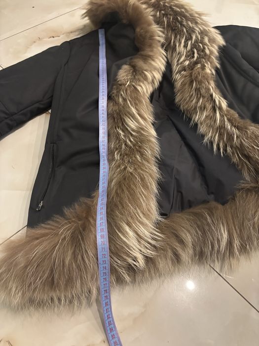 Kurta zimowa z futrem marella rozmiar 40