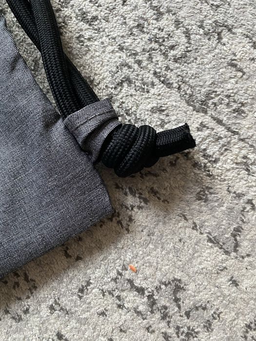 Torba worek  szary sportowy na plecy