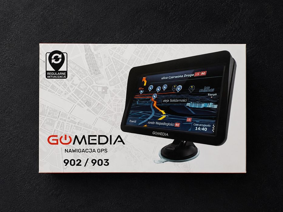 Nawigacja GPS GOMEDIA model 902 nie używany