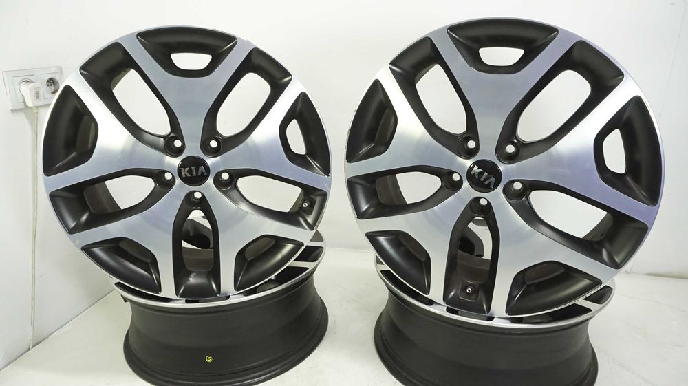 Felgi aluminiowe 19 Kia Optima Sportage Sorento Niro X Ceed Ceed Carens Hyundai Tucson Oryginał czarny mat poler