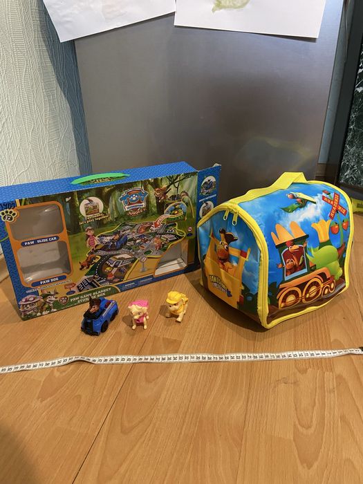 развивающий коврик-сумка Щенячий патруль