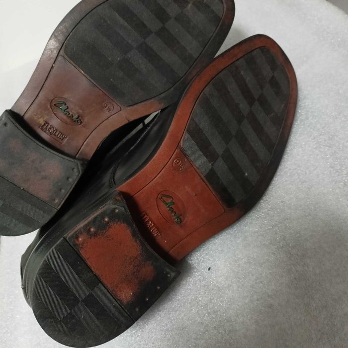 Męskie trzewiki Clarks roz 43,5 skórzane