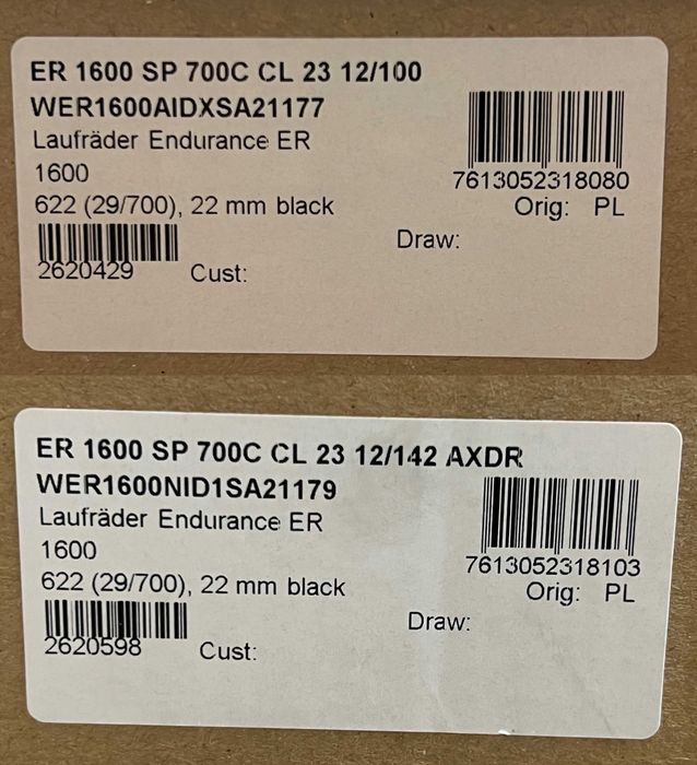 Koła gravel endurance DT SWISS 28" ER 1600 Spline Disc 23 mm ER1600