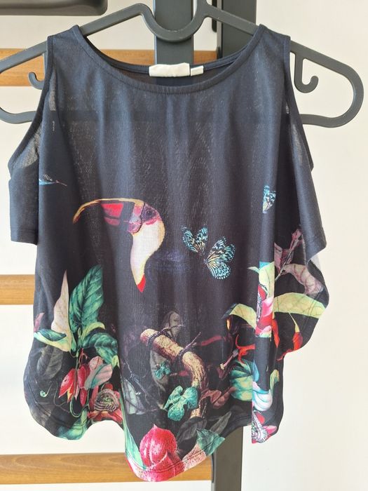 Top bluzka z odkrytymi ramionami