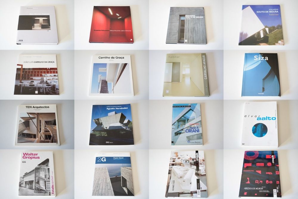 Livros de Arquitectura - Siza, Souto, Carrilho, Herzog, El Croquis