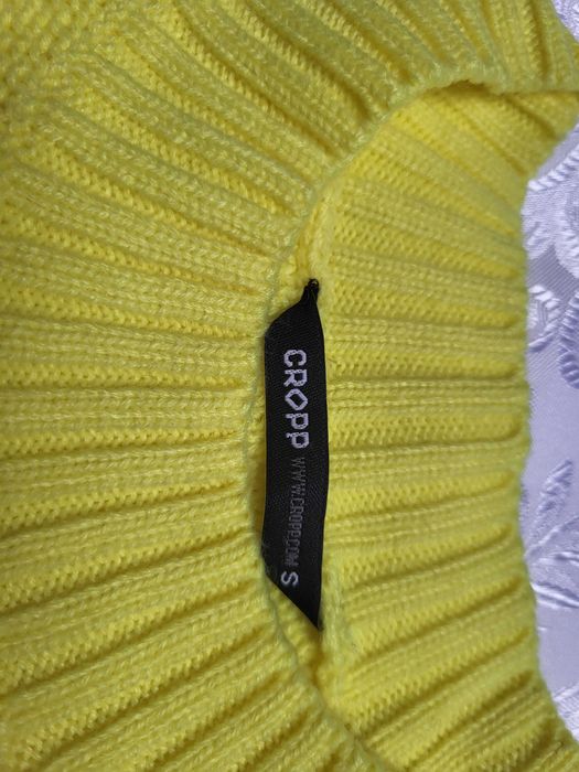 Sweter damski S CROPP żółty