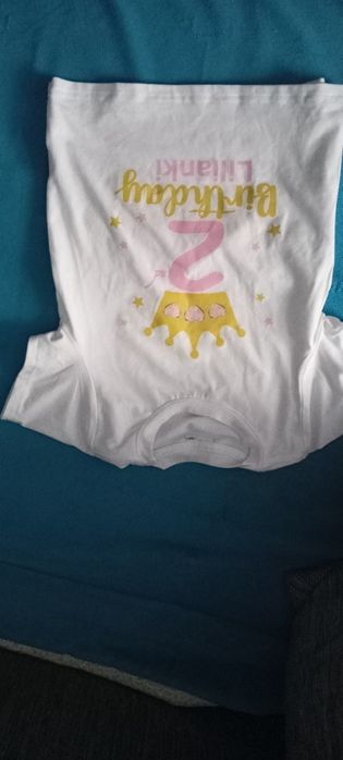 Koszulka na 2 urodziny dla dziewczynki z imieniem Liliana