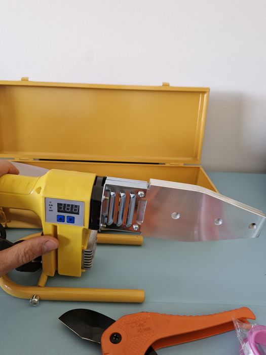 Polifusora com controlo temperatura maquina soldar tubos