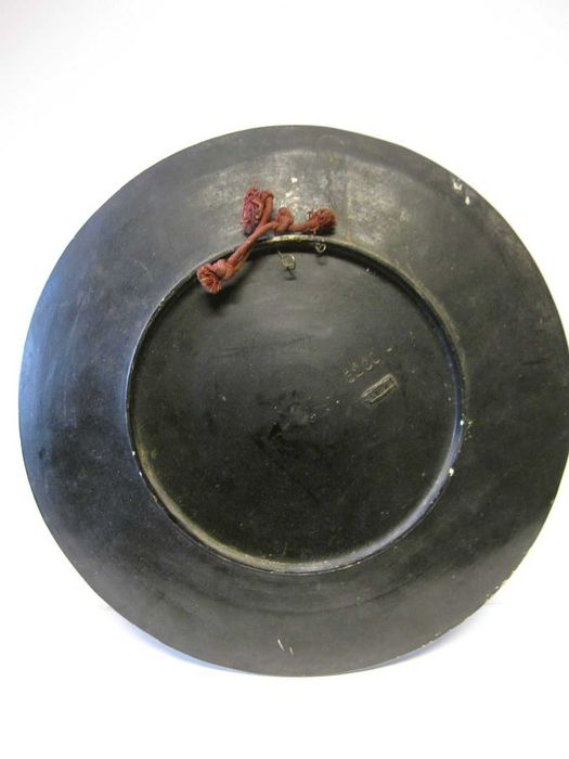 grande antigo prato-cerâmica-Majolica-Wilhelm Schiller & Son- Sec. XIX