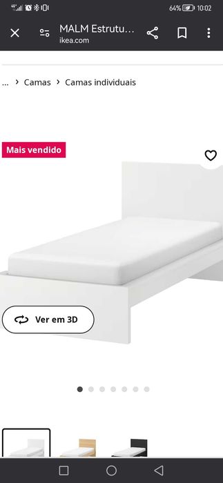 Cama de solteiro
