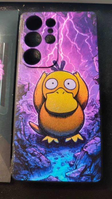 Etui Samsung s25 ultra Pokemon Psyduck + szkło ochronne