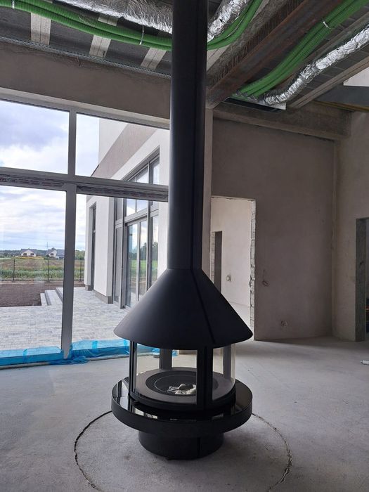 Rocal kominek ekskluzywny Rocal okrągły GALA 17,5kW