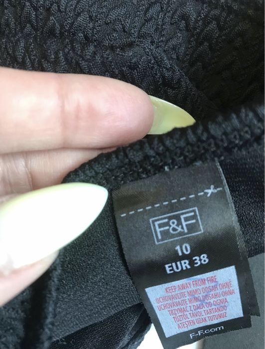 Купальник Жатка. Чорний. Якісний. F&F. S/M розмір