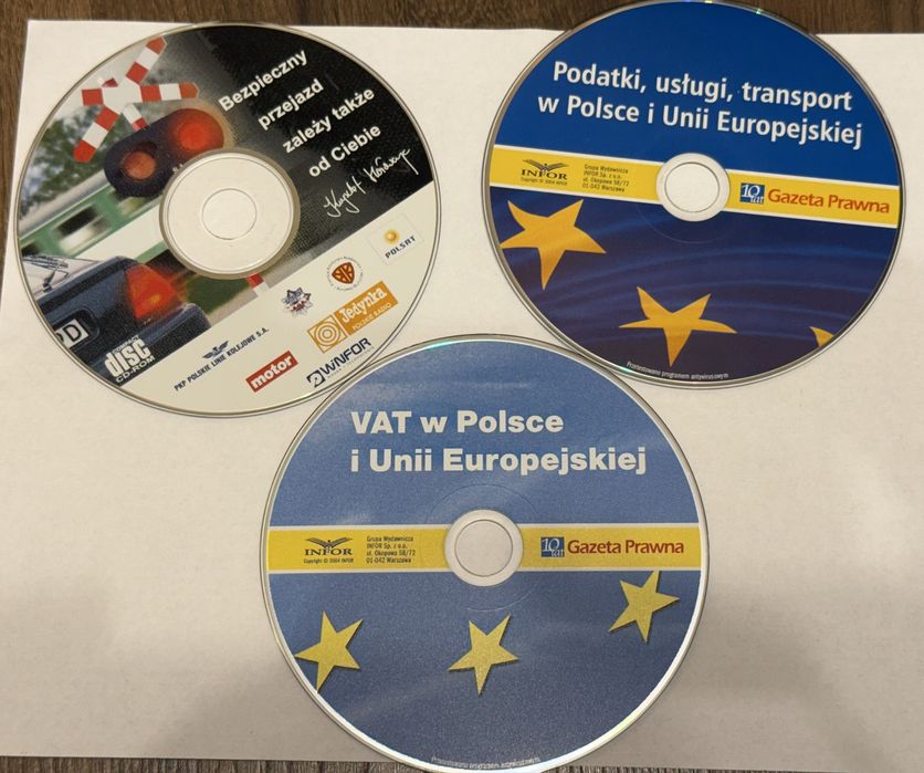 Komplet CD - poradniki, nauka angielskiego, inne