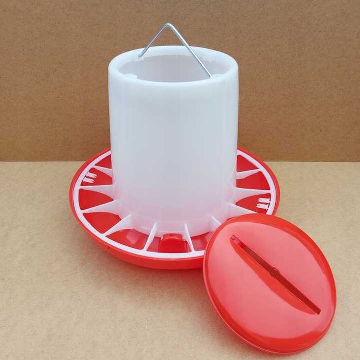 Karmidło 10 kg +poidło 10 l dla kur, gęsi, drbiu +wit dla niosek