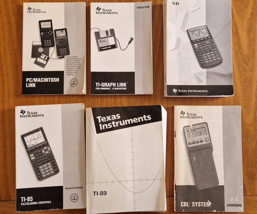 Manuais Calculadoras Gráficas Texas
