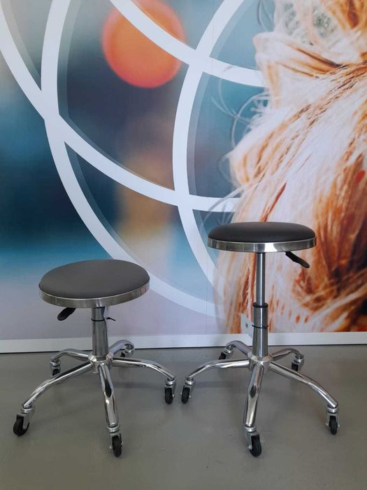 Banco de Estética e Beleza Cinza