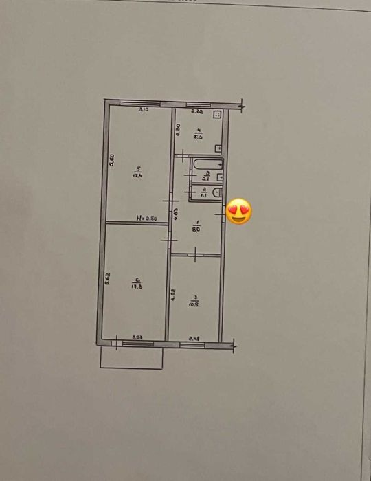 Продаж трикімнатної квартири з автономкою