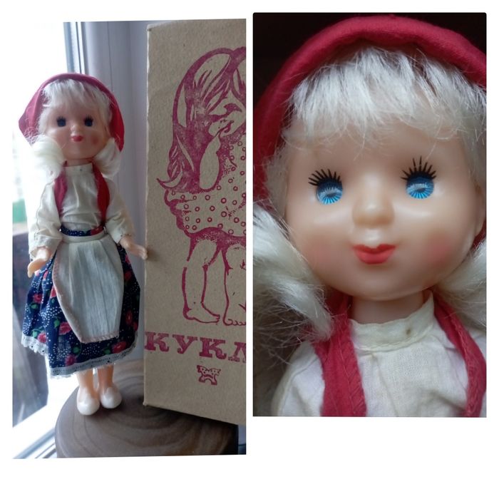 Червона Шапочка шарнірна лялька кукла СССР