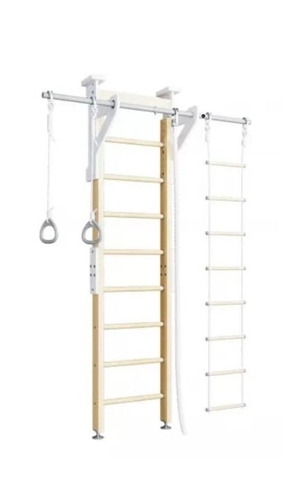 Drabinka gimnastyczna z gadżetami.