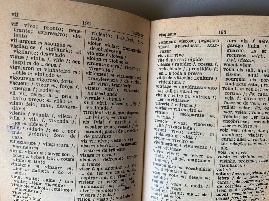 Dicionário Francês-Português / Português-Francês