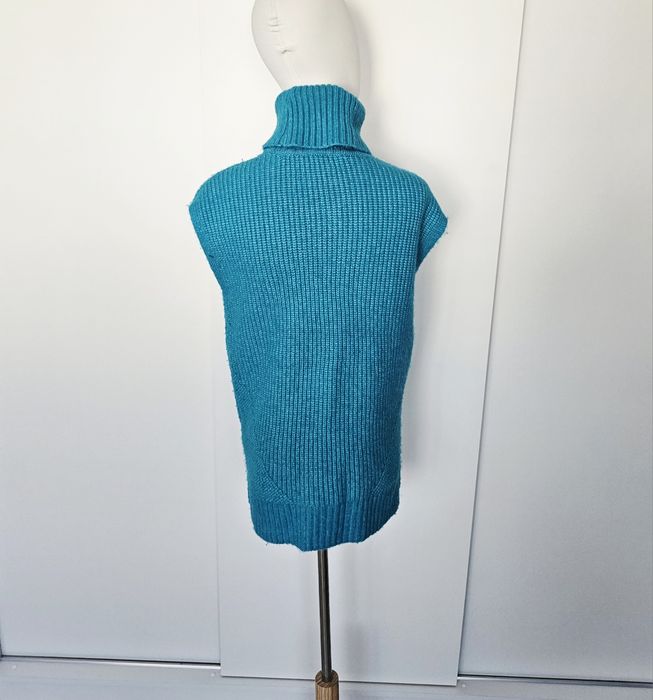 Turkusowa kamizelka z golfem Marks & Spencer xs 34