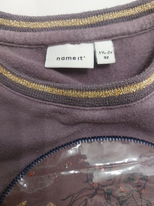 Bluza 92 fioletowa z Anną i Elsą