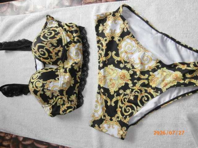 Strój Kapielowy Versace / wzór dwuczęsciowy rozm L