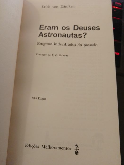 Eram os Deuses astronautas?E.Von D.-10E-10 Livros cronologia10EDesde2E