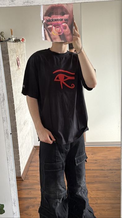 Футболка Vetements Eye of horus black S M L Balenciaga project gr protocol index