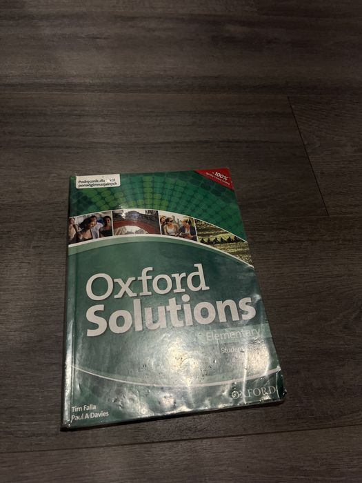 Podręcznik do języka angielskiego Oksford solutions