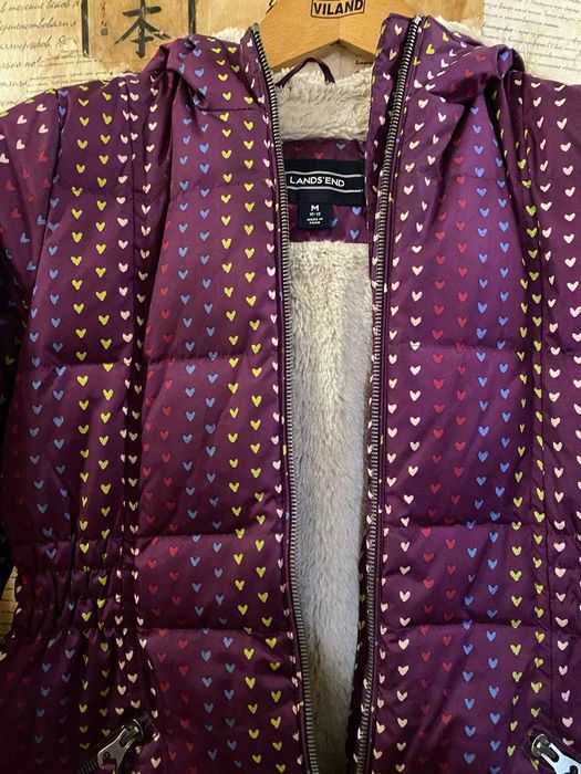 Зимове пухове пальто Landsend у розмірі М 10-12