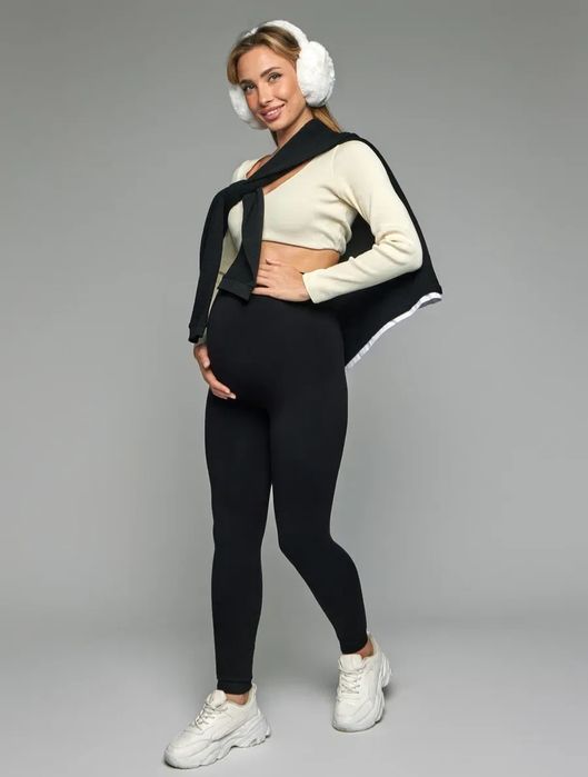 Лосини для вагітних на хутрі Леггинсы для беременных теплые на меху