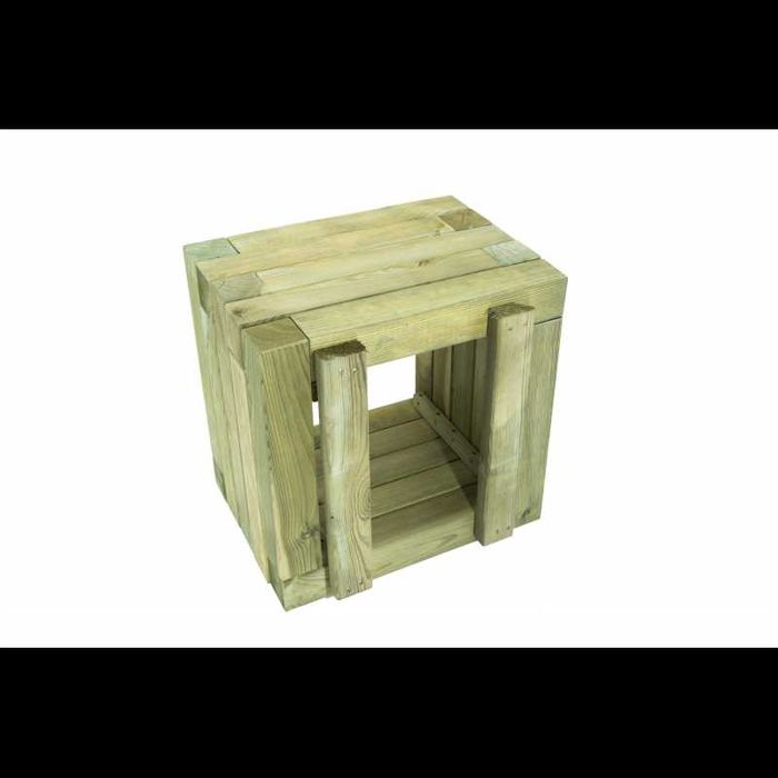 Drewniana Donica Ogrodowa Impregnat 47x47x37,5 cm Wyprzedaz!