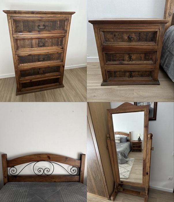 Conjunto de Quarto Estilo Mexicano
