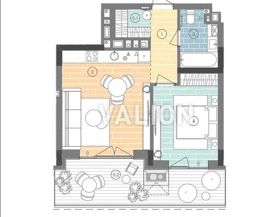 Продається 1 кімнатна квартира 50 м² Гарета Джонса 12 секція А0606 – UNIT Home  Шевченківський район,
